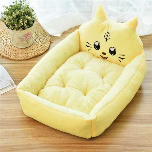 Cozy Pet Bed – Soft Fleece House for Cats & Dogs