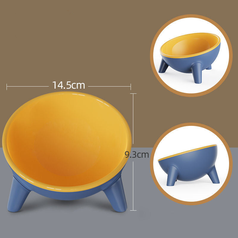 Elevated Pet Feeding Bowl with Stand – Cat & Dog Food Dish, Non-Slip Design, Multiple Colors