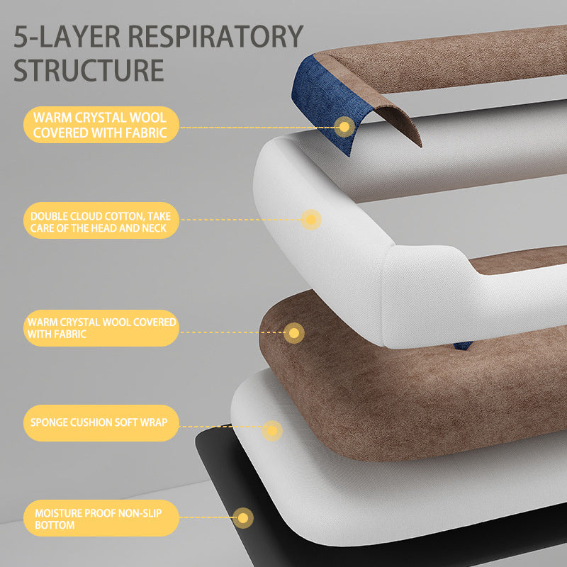 Orthopedic Dog & Cat Sofa Bed – Soft Cushion Lounger for Pets
