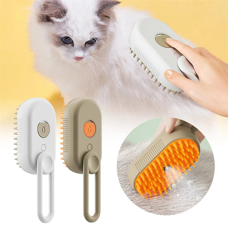 PetPro Steam Brush – Smart Grooming Tool for Cats & Dogs