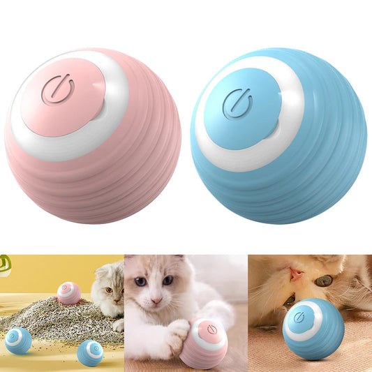 Smart Rolling Ball Toy for Cats – Rechargeable Motion Sensor