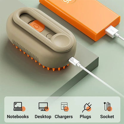 PetPro Steam Brush – Smart Grooming Tool for Cats & Dogs