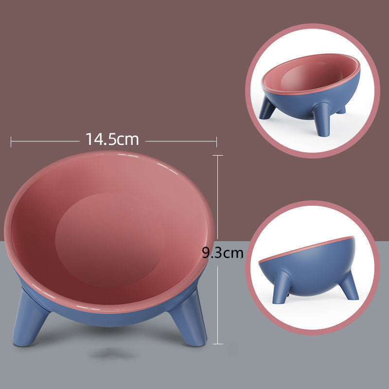Elevated Pet Feeding Bowl with Stand – Cat & Dog Food Dish, Non-Slip Design, Multiple Colors