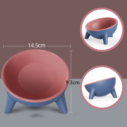 Elevated Pet Feeding Bowl with Stand – Cat & Dog Food Dish, Non-Slip Design, Multiple Colors